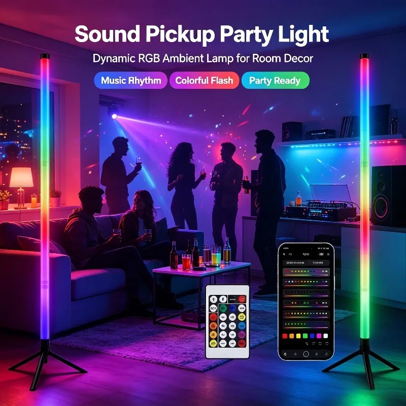 Esports In Gaming - 2 SZT. Lampa podłogowa RGB 120