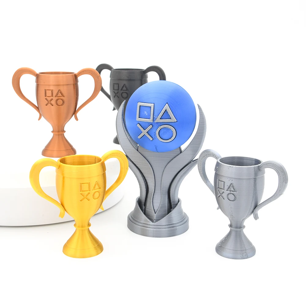 Esports Gaming Trophy - Dostosuj Nowe, Drukowane w 3D, Platynowe,