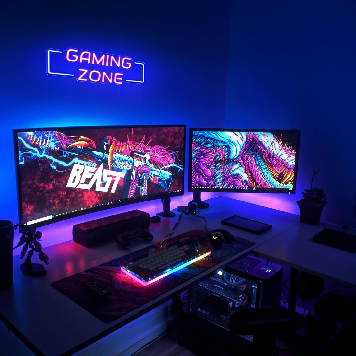 Neonowy Znak Gaming Zone, Lamp – Esports Gaming Room recenzja i cena