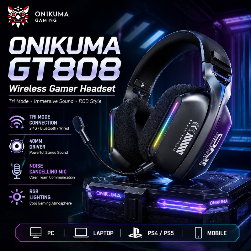 Bezprzewodowy zestaw słuchawko – Esports Gaming Headphones recenzja i cena