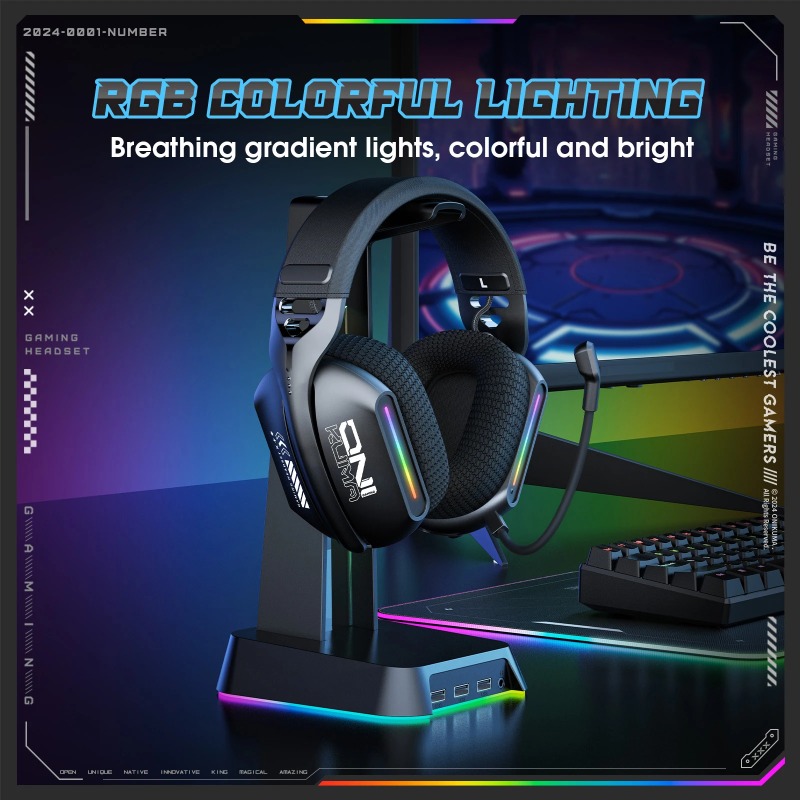 Bezprzewodowy zestaw słuchawko – Esports Gaming Headphones recenzja i cena
