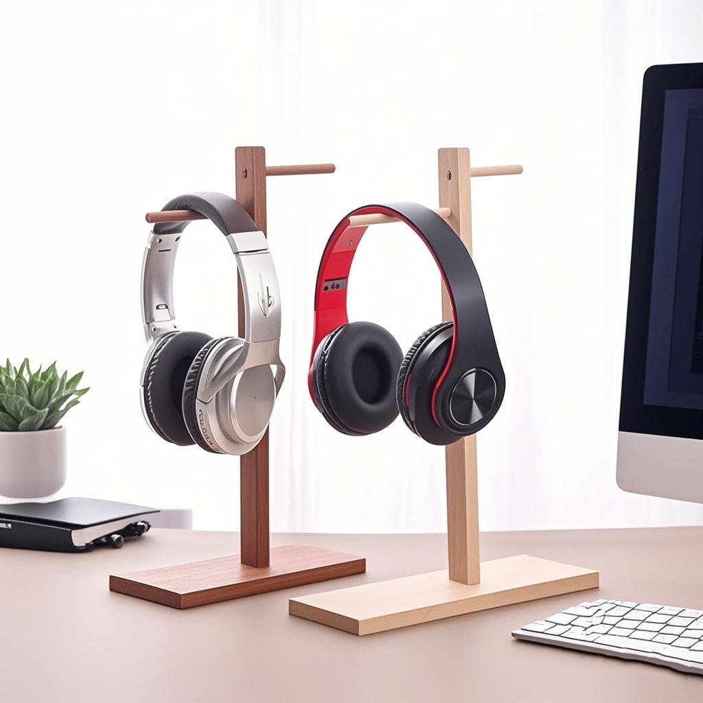 Drewniany stojak na słuchawki, – Esports Gaming Headphones recenzja i cena