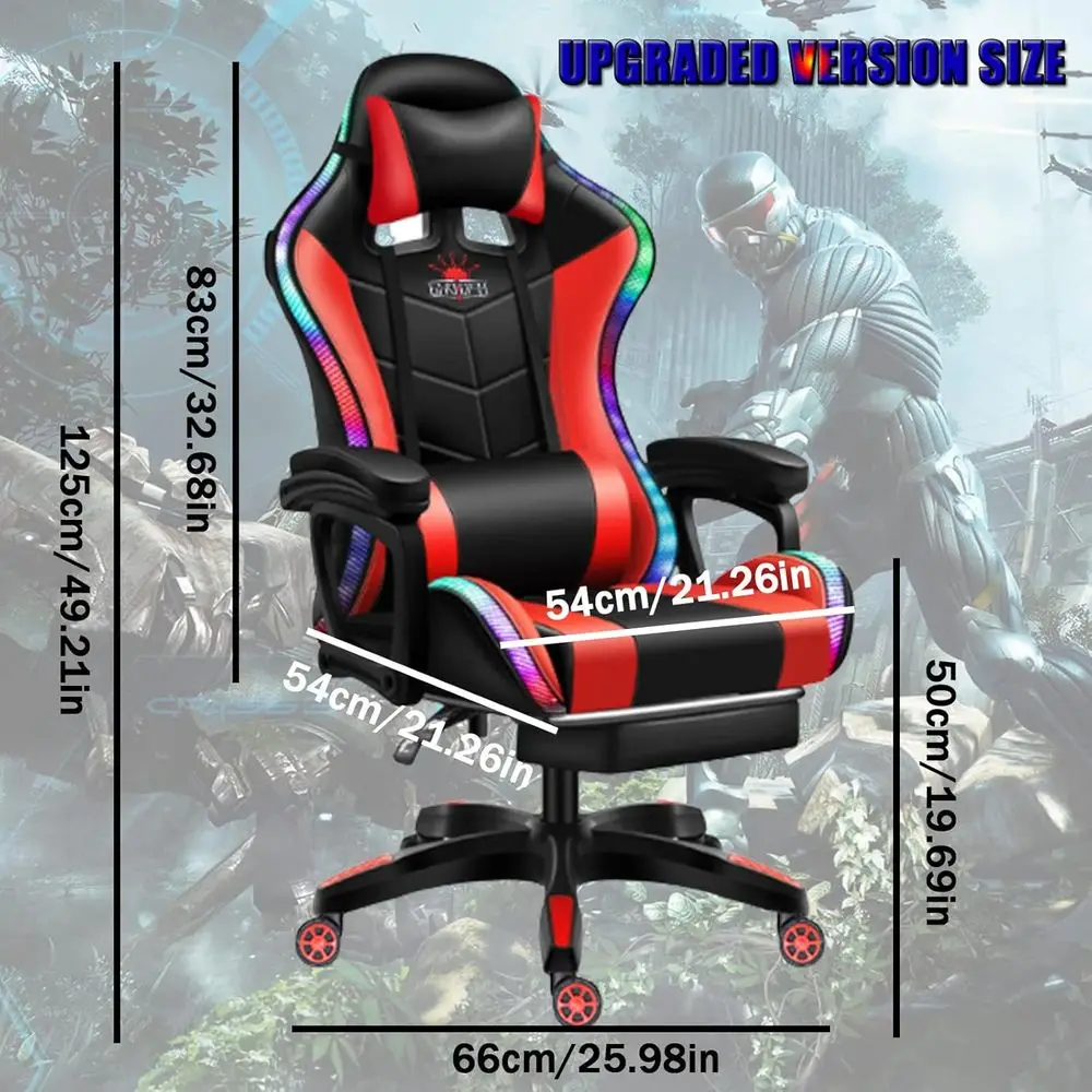Ergonomiczne krzesło gamingowe – Rgb Gaming Chair recenzja i cena