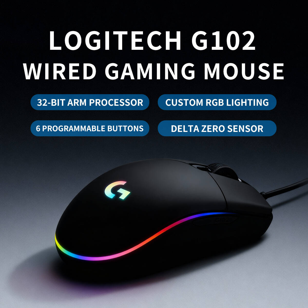 Mysz gamingowa Logitech G102 P – Esports Gaming Competition recenzja i cena