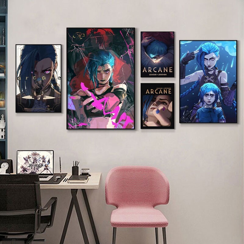 Arcane Jinx - Plakat z Bliska, – Esports Gaming Room recenzja i cena