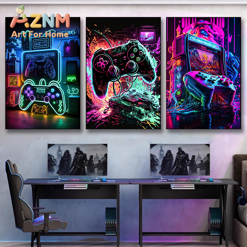 Nowoczesny neonowy pop-artowy  – Esports Gaming Room recenzja i cena
