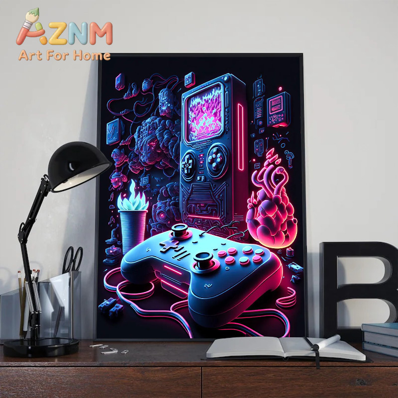 Nowoczesny neonowy pop-artowy  – Esports Gaming Room recenzja i cena