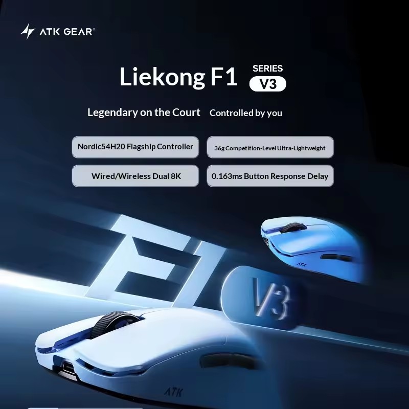 ATK F1 V2/V3 Bezprzewodowa mys – Esports In Gaming recenzja i cena