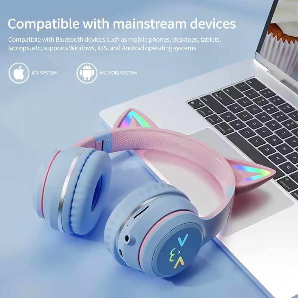 Słuchawki RGB Glow Bezprzewodo – Esports Gaming Headphones recenzja i cena