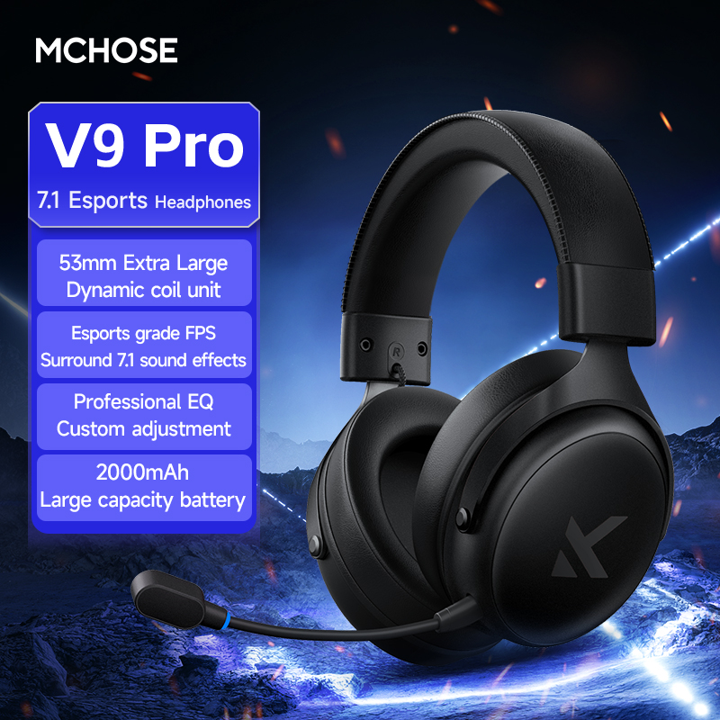 Słuchawki MCHOSE V9 Pro z mikr – Esports Gaming Headphones recenzja i cena