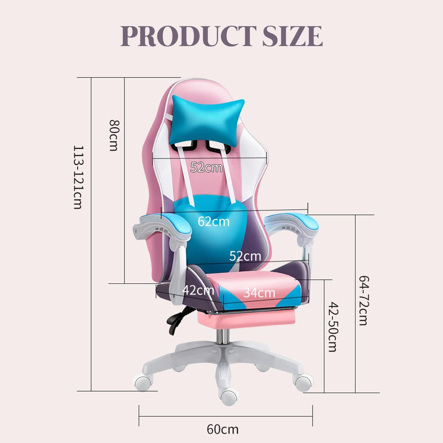 Krzesło gamingowe LED RGB dla  – Rgb Gaming Chair recenzja i cena
