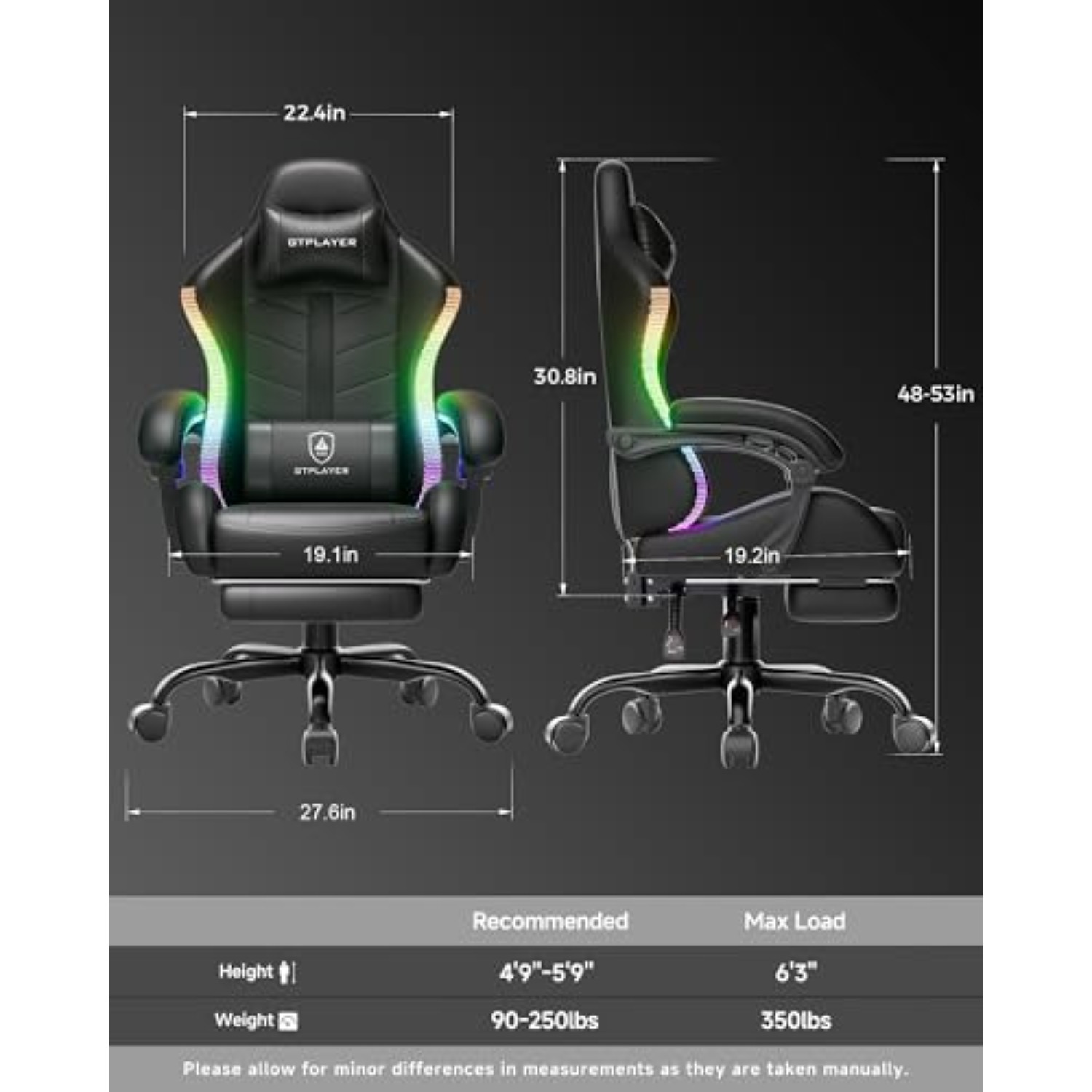 Krzesło gamingowe, krzesło do  – Rgb Gaming Chair recenzja i cena